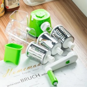 Resim Pazariz Çevirme Kollu Sebze Doğrayıcı Rende Vegetable Slicer Sebze Dilimleyici 