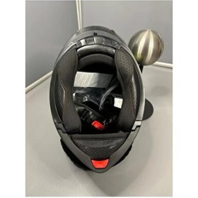 Resim Wosen WS-202 Güneş Gözlüklü Çene Açılır Kask Siyah Vizörlü A6 2XL Beden ile Yüksek Koruma 