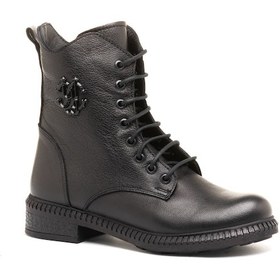 Resim Sıyah Kadın Sr-20912-1 John May Siyah Zenne Bot Siyah 