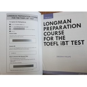 Resim Genel Markalar Longman Preparation Course For The Toefl Ibt Test With Answer Key 3rd Edition 