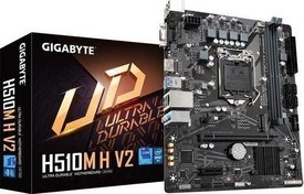 Resim H510M H V2 Soket LGA1200 Ddr4 3200 Mhz Dvı-D VGA Hdmı Anakart Gigabyte