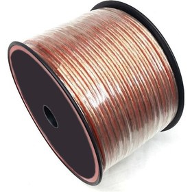Resim Class 2x2.50 MM Hoparlör Seslendirme Kablosu 15metre Şeffaf 