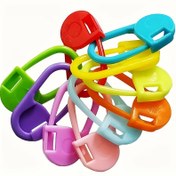 Resim 60/30 adet Mini Örgü Örgü İşaretleme Plastik Güvenlik Kilitleme Dikiş İşaretleyicileri DIY El Sanatları Örgü Klipsleri Dokuma Dikiş İçin 