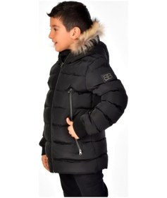 Resim Benitto Kids Benittokids Natürel Kürklü Erkek Çocuk Mont 