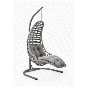 Resim Capri Swing Bodrum Tekli Rattan Bahçe Salıncağı Balkon Salıncağı 001 