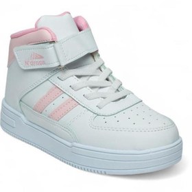 Resim Ndrops 09-24 Deri Outdoor Kız Çocuk Spor Bot Beyaz Pembe 26-30 