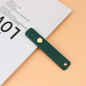 Resim GongtuShop Koyu Yeşil Stil Şeker Renk Parmak Yüzük Tutucu Silikon Telefon El Bandı Tutucu Bileklik Askı Iphone Için Çekme Kavrama Standı Braketi (Yurt Dışından) 