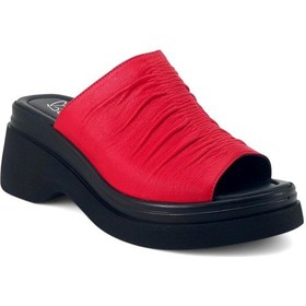 Resim Beety 64012 25yt Kadın Günlük Terlik Kırmızı Kırmızı 