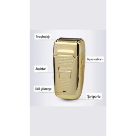 Resim Hall Breathe Sarı Tıraş Makinesi GW-9863 Pratik ve Temiz Tıraş Deneyimi 