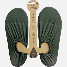 Resim Bonas Düz Haki Kaydırmaz Taban Kadın Deniz ve Havuz Ayakkabısı - Haki / 36-37 