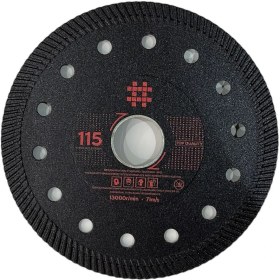 Resim Shijing Tools Siyah Dekton Testere 115X1.1 MM 