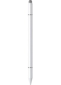 Resim Baseus Smooth Iıı Stylus Non Magnetic Telefon,tablet, Bilgisayarlar İçin Universal Pasif Tablet Kalem-beyaz 