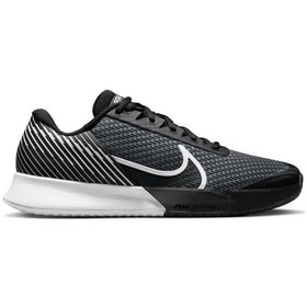Resim Nike Nikecourt Air Zoom Vapor Pro 2 Çocuk Sert Kort Tenis Ayakkabısı Dr6191-001 Siyah 