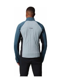 Resim Columbia Arctic Crest Hybrid Full Zip Mavi Erkek Uzun Kollu T-shirt Ae3907-461 Mavi 