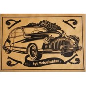 Resim BALKAN AMBALAJ Kraft 500 Adet Oto Paspas Kağıdı - 120g - 35x50cm Baskılı Kalın Kağıt 