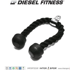 Resim Diesel 95069 Triceps Çekiş Halatı Siyah 