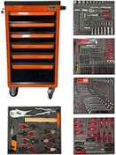 Resim Rico 025-TA0024 285 Parça 6 Çekmeceli Dolu Takım Arabası 