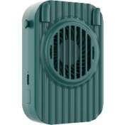 Resim Zsykd Y-2 Asma Boyun Fan Masaüstü USB Spor Açık Hava Taşınabilir Fan Yeşil (Yurt Dışından) 