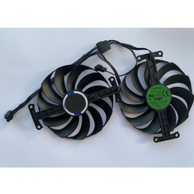 Resim Everflow Asus Çift Rtx 3060 Ti 3070 Gpu Soğutma Fan 