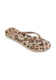Resim Havaianas 4103352 Slim Animals Parmak Arası Bej Kadın Terlik Bej 
