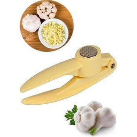 Resim Pratik Kolay Yıkanabilir Sarımsak Ezme Aparatı Sarımsak Ezici Pres 4832 Çok Renkli 