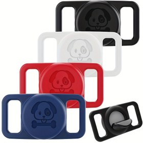 Resim AirTag Koruyucu Kılıf için Uygun, Evcil Hayvan Örtüsü Özel Yaka Apple Boyun Kapağı Kedi Boyun Halkası Etiketi Köpek AppleTag Kedi ve Köpek Kayıp Önleyici Araç Takip Bulucu Yavru Kaybolan Bulucu 