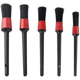 Resim Springsun Dayanıklı 5'li Araç Yıkama Fırçası Seti - Jant, Izgara Ve Hava Çıkışı Temizleme Fırçaları 1 Adet 