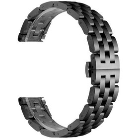 Resim Teknocep Gear S3 22mm Uyumlu Krd-20 Metal Kordon-siyah 