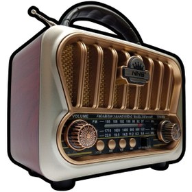 Resim MN6 Ns-09 Nostaljik Radyo/tws Destekli/nostaljik Ahşap Radyo,18650 Li-pil,nostalji Radyo 