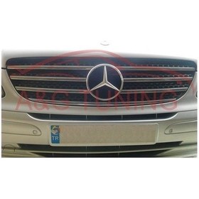 Resim Mercedes Vito Krom Ön Panjur 2004-2010 7 Parça Paslanmaz Çelik N11.5519 