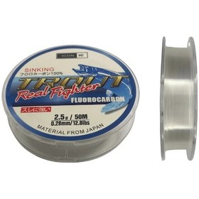 Resim İcon-ic Trout 50 Mt Fluorocarbon Misina 0.23 