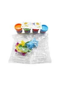 Resim Faber-castell Dino 4x56 Gr Oyun Hamuru Ve 3d Kalıp Oyun Hamuru Seti Çok Renkli 