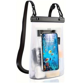 Resim Willowhaven Beyaz 67.63 Oz Büyük Kapasiteli Su Geçirmez Kuru Çanta Plaj Yüzme Kayak Beyaz 