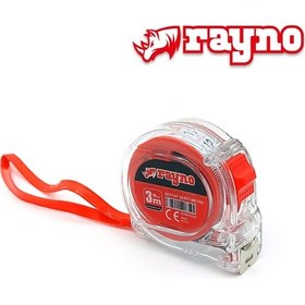 Resim Rayno Şeffaf Şerit Metre 3m X 16mm - 3016 3 M 