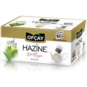 Resim Ofçay Hazine Zengin Dem Siyah Süzen Demlik Poşet Çay 5'li 30 x 15 G 