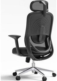 Resim Ofisbazaar Lizbon Pro Ergonomik Mesh Yönetici Koltuğu Ayarlanabilir Başlıklı Siyah Siyah 
