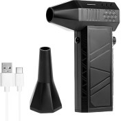 Resim Rogger Mini Jet Fan Turbo Hızlı Fan 130000RPM Yüksek Hız Güç Üfleme Araç Içi Temizlik,vakum,kurutma ,mangal (Premium kutu Çantasız) 