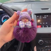 Resim Silver1 Gıoıo Yeni Ipek Eşarp Anahtarlık Kişiselleştirilmiş Inci Papyon Çanta Çekicilik Dokuma Anahtarlık (Yurt Dışından) 