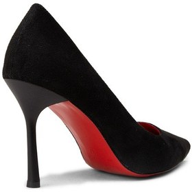 Resim Deery Kadın Siyah Süet Stiletto Topuklu Ayakkabı - P4539zsyhm03 siyah 