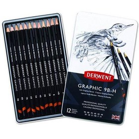 Resim Derwent Graphic Dereceli Kalem 12li Soft Set 