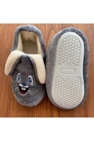 Resim IGN Sevimli Hayvanlar Cırtlı Kaydırmaz Taban Kreş Ev Okul Ayakkabısı Bebek Çocuk Panduf Ev Botu 