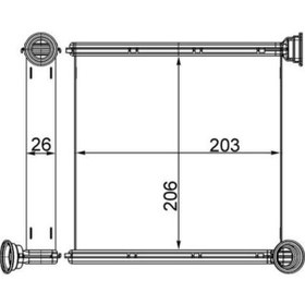 Resim Esse Oto - Golf7-passat- Tiguan -a3-leon Kalorifer Radyatörü 715303 13- Bhrah256000s 5q0819031 