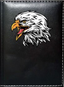 Resim Promosyon Denizi Kartal Görselli Siyah Ruhsat Kabı 