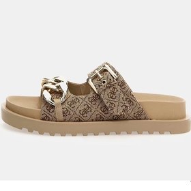 Resim Guess Fatema2 Terlik Fl6ft2fal03 Bej/kahverengi Bej - Kahverengi 