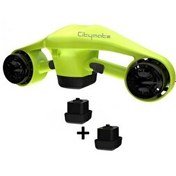 Resim Citymate Sea Scooter 2 Bataryalı 2x600 W Çift Motor Yeşil Elektrikli Deniz Scooter 