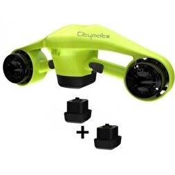 Resim Citymate Sea Scooter 2 Bataryalı 2x600 W Çift Motor Yeşil Elektrikli Deniz Scooter 