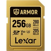 Resim Lexar 256GB ARMOR GOLD UHS-II SDXC Hafıza Kartı 