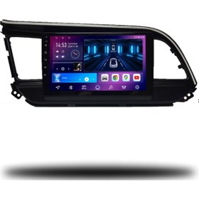 Resim Caros Hyundai Elantra 2019-2020 Uyumlu Android Multimedya 1gb Ram 16gb Hafıza 9" 