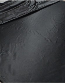 Resim Siyah Renkte Astarlık Saten Kumaş 150x300cm-11141 