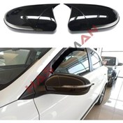 Resim HasAkman Hyundai I20 Batman Yarasa Ayna Kapağı Sinyalli Piano Black 2014 2015 2016 2017 2018 2019 2020 